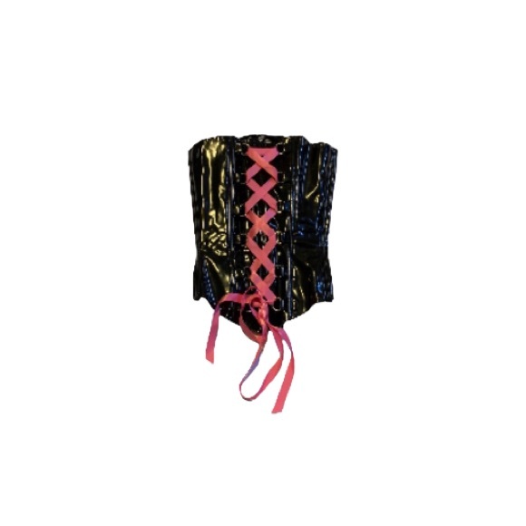 Allure Lingerie Shiny Black Corset - Women’s Size Small - Picture 1 of 11